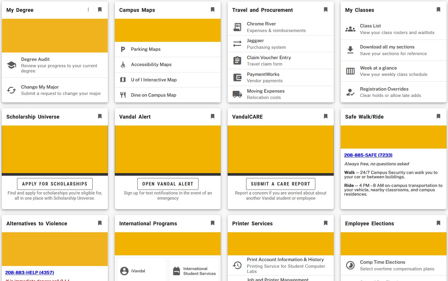 The MyUI wireframe, with the new layout before the banner art